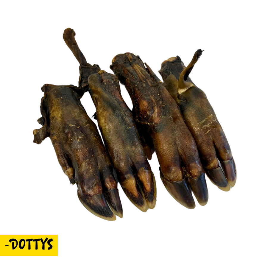 Air-dried natural flavor wild boar trotter dog chew