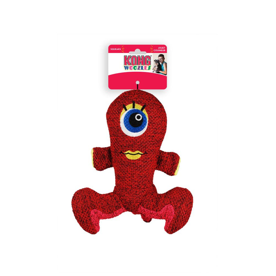 Woozle red dog toy for interactive fun 