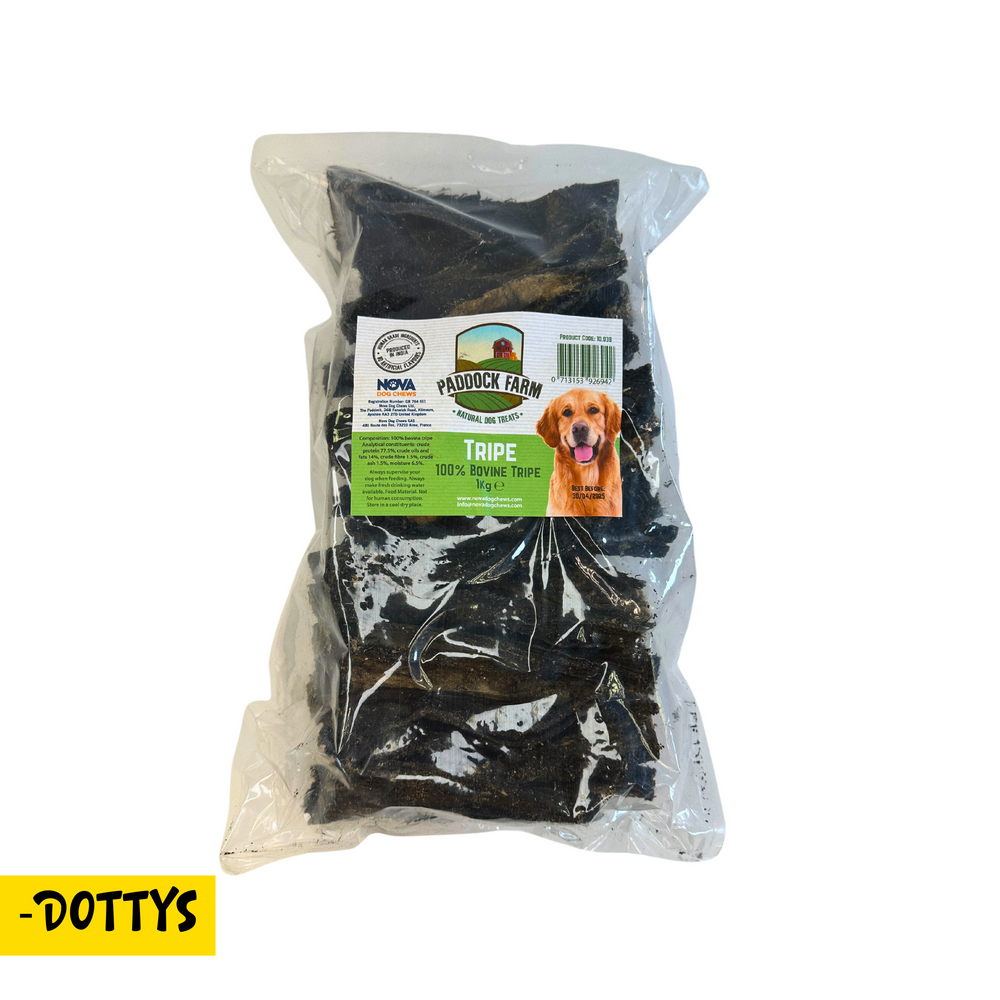 Packed beef tripe sticks