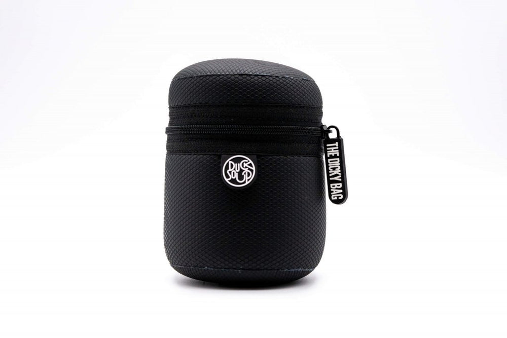 Small size black neo-skin dicky bag