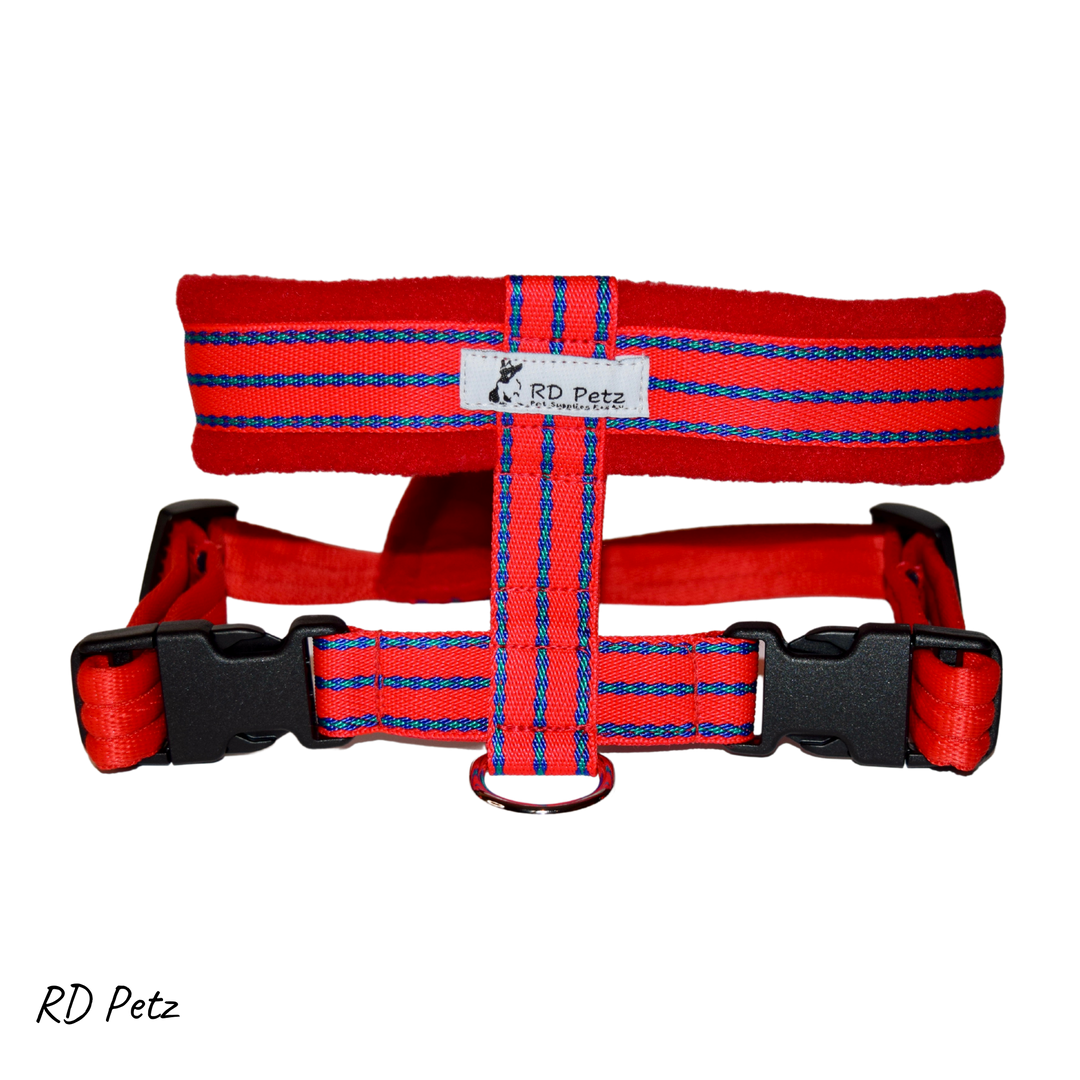 Petz extra large size fleece gypsy red color harness for dogs