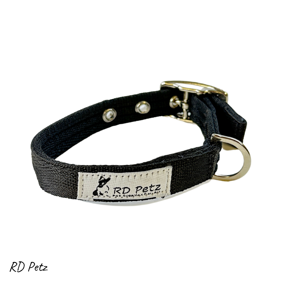 Medium size petz black collar buckle for dog