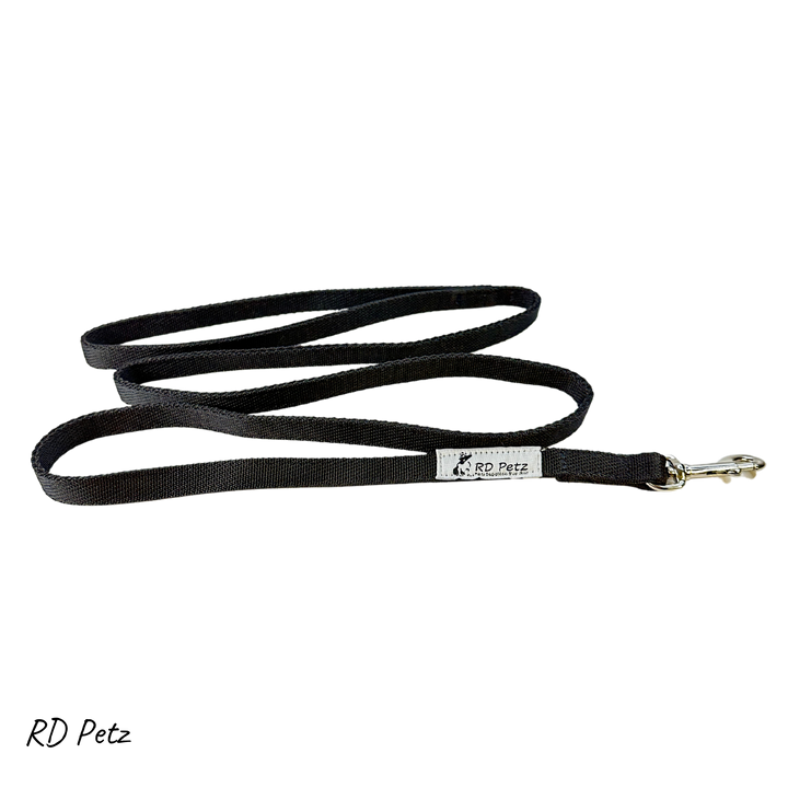 Black color extra small size lead for dog