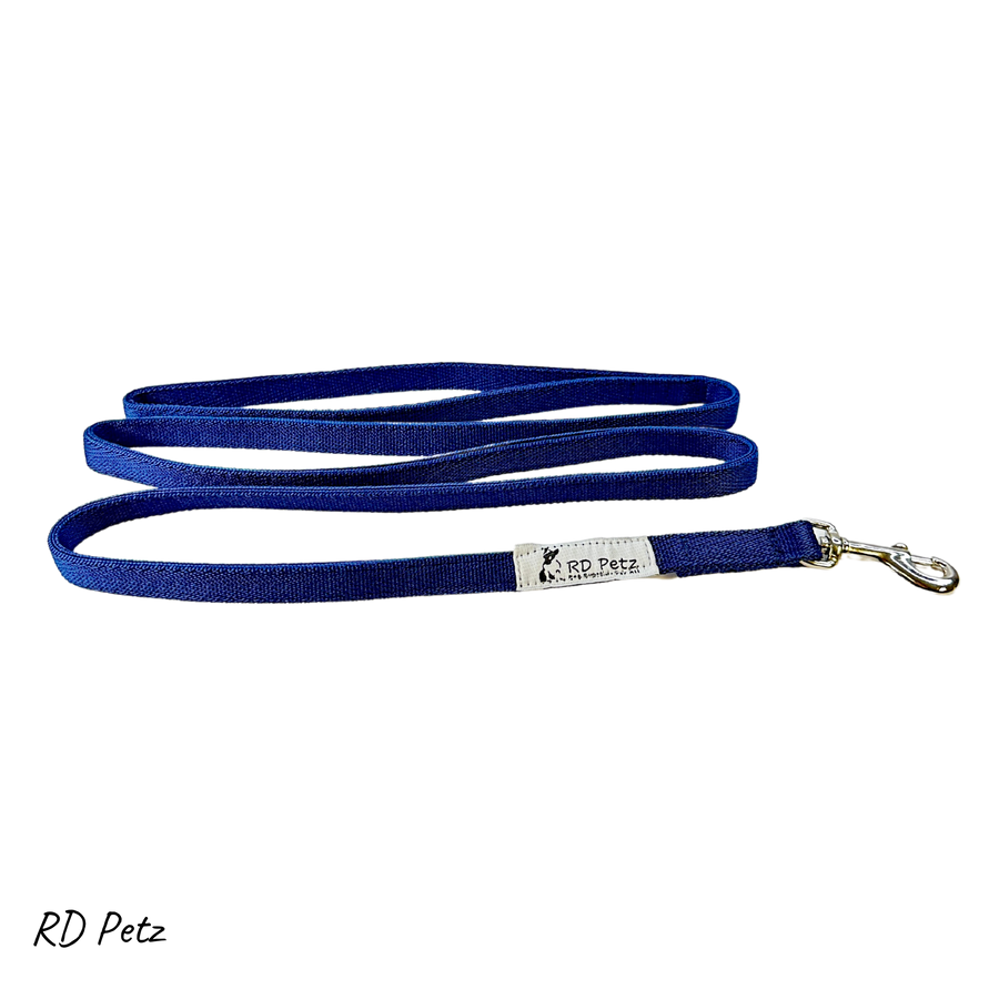Navy blue color extra small size lead for dog