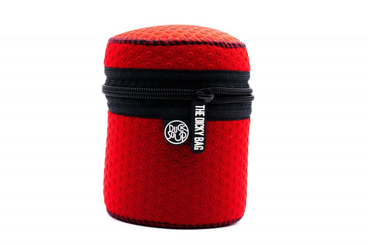 Medium size red dot dicky bag