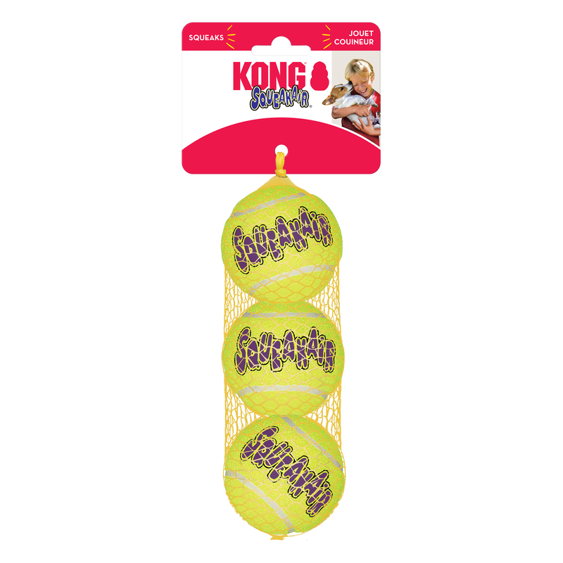 KONG Air Squeaker Tennis Ball's