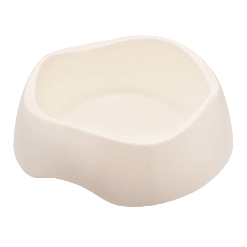White eco-friendly pet bowl