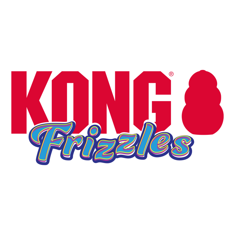 Logo of kong frizzles zazzle with bold text