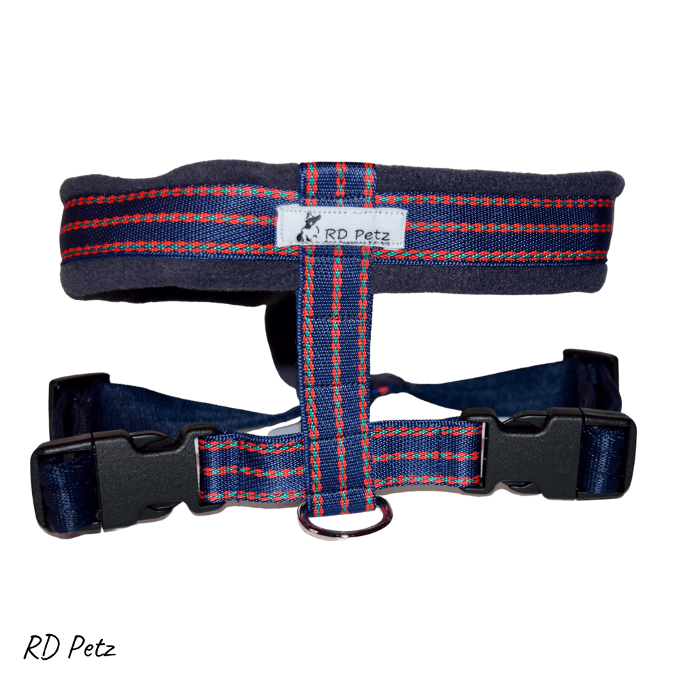 Petz extra large size fleece gypsy blue color harness for dogs