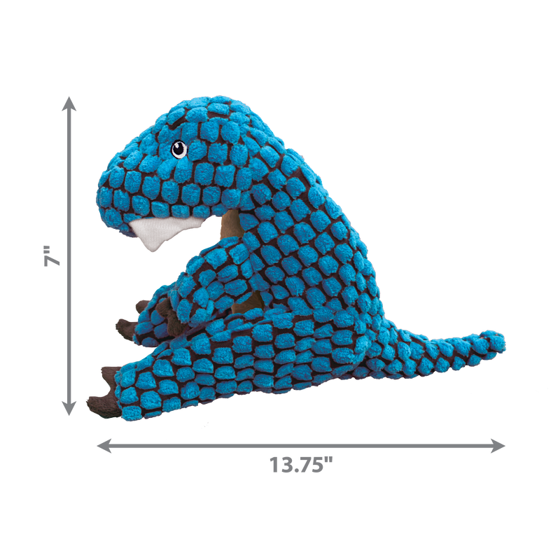 Demonstration of kong dyno t-rex with size guide