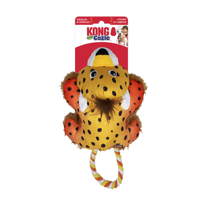 KONG Cozie Tuggz Cheetah