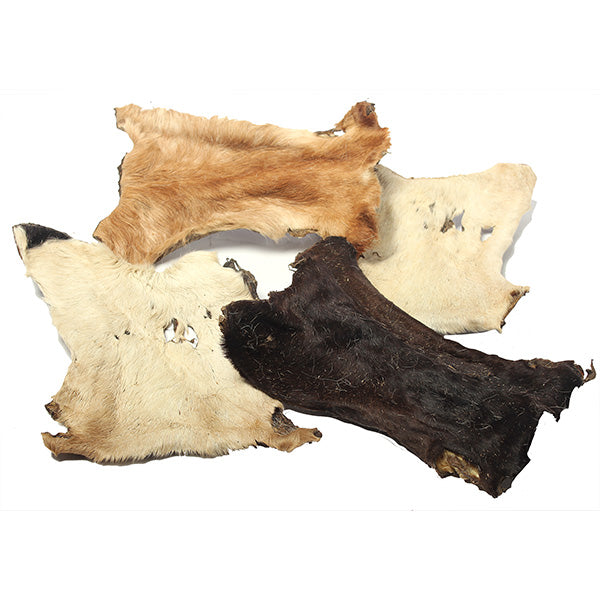 Extra large size hairy beef skin for dog chew