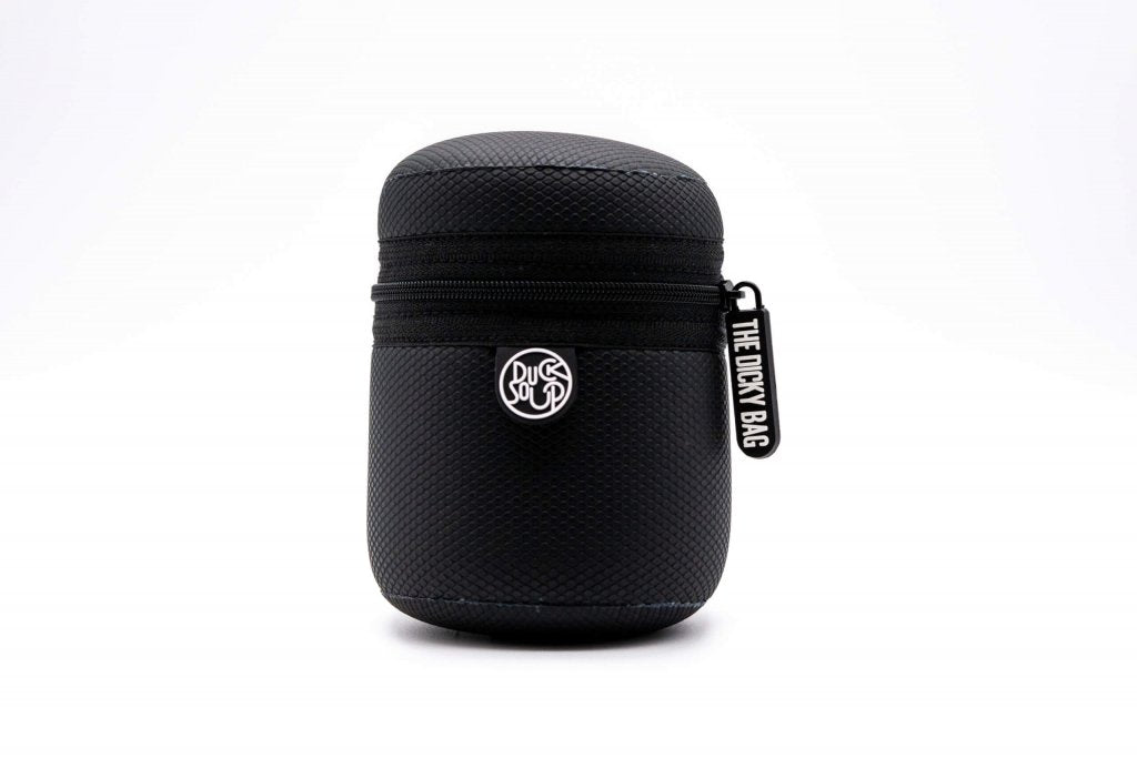 Small size black neo-skin dicky bag
