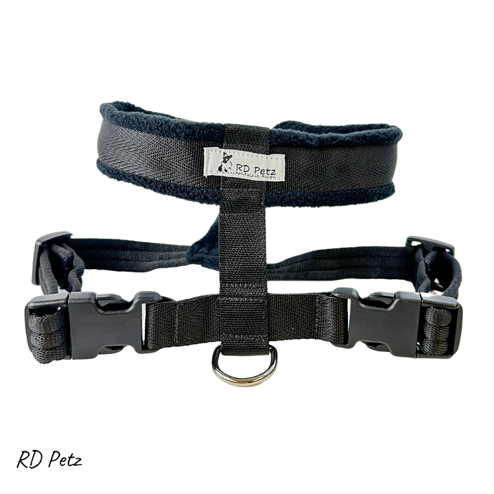 Petz extra large size fleece black color harness