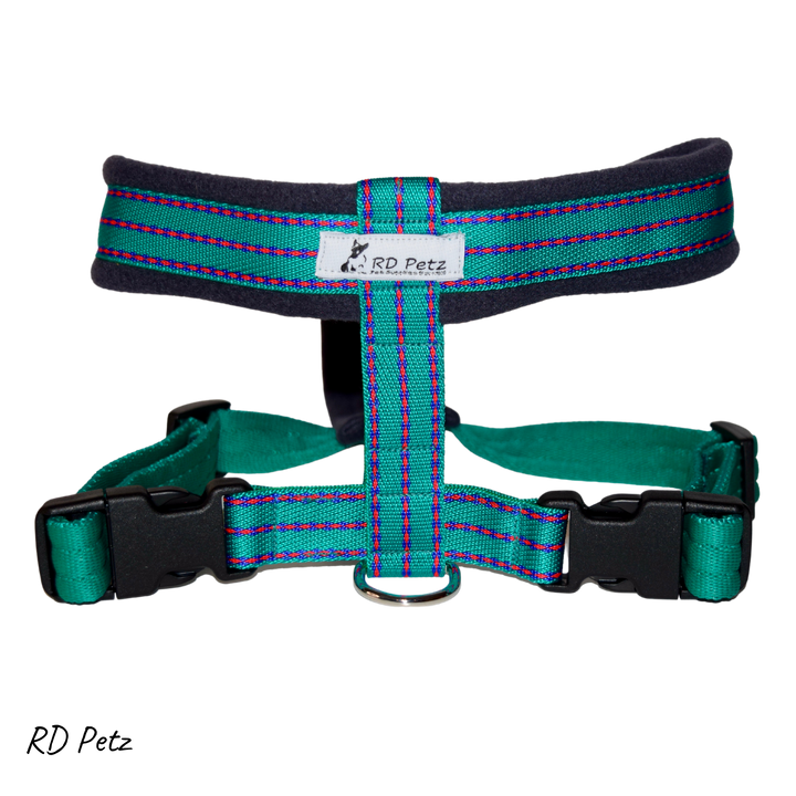 Petz extra large size fleece gypsy green color harness for dogs