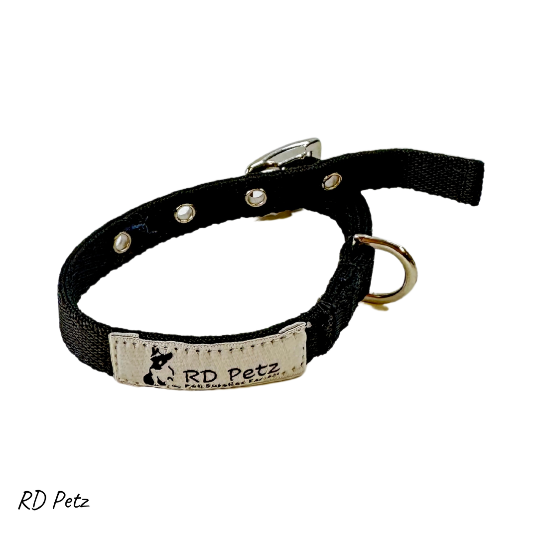 Small size black color buckle collar for dag